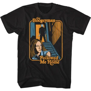 Halloween Horror Movie The Boogie Man Followed Me Home Men's T Shirt - Picture 1 of 5