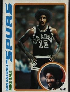 1978 Topps Mike Gale #37 San Antonio Spurs