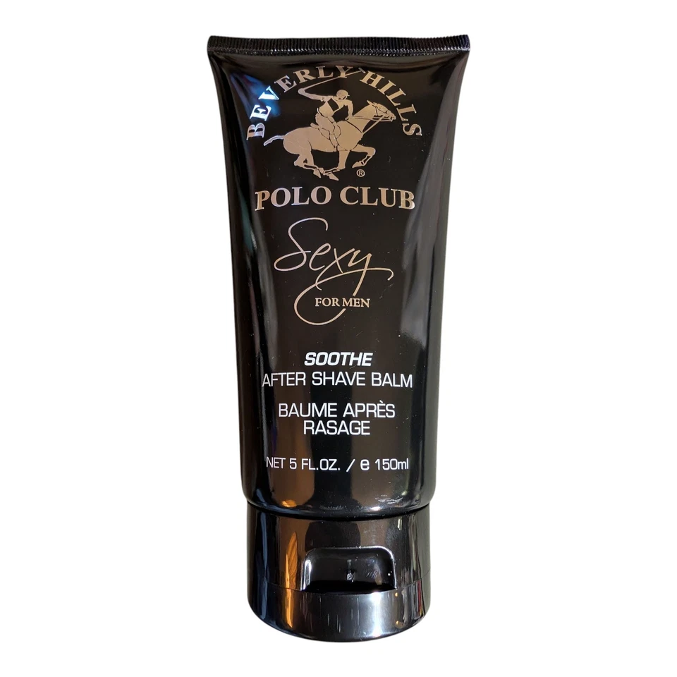 Bálsamo calmante para después del afeitado Beverly Hills Polo Club sexy para hombre 5 oz nuevo sellado Foto 1 de 3