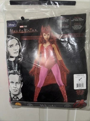 NWT Rubie's Girls Large marvel Disney Wanda's Scarlet Witch Halloween Costume - Image 1 of 4
