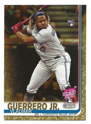 2019 Topps Update VLADIMIR GUERRERO JR Rookie GOLD /2019 Home Run Derby RC US272 - Image 1 of 2