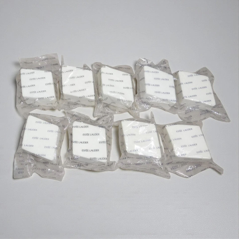 Lote de 9 esponjas de maquillaje cosmético en ángulo "Rhombus" de Estee Lauder nuevas y selladas (x9) Foto 1 de 3