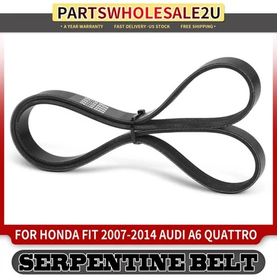 Cinturón serpentino 44,84 pulgadas para Honda Fit 07-14 Audi A6 Quattro 2007-2011 A8 Quattro Foto 1 de 4