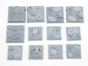 GW WARHAMMER CHARACTER 20MM & 25MM BASES X 12. RED 1054 - Picture 1 of 1