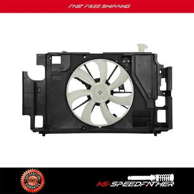 Electric Radiator Fan Assembly Fits 2012-2019 Toyota Prius C  Fits 163610T040 - Image 1 of 4