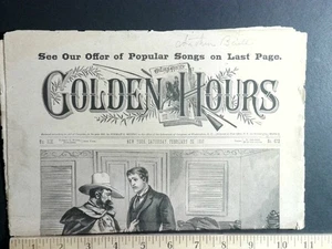 Golden Hours Vol XIX February 20 1897 Norman L Munro Illustrated Rare - Bild 1 von 3
