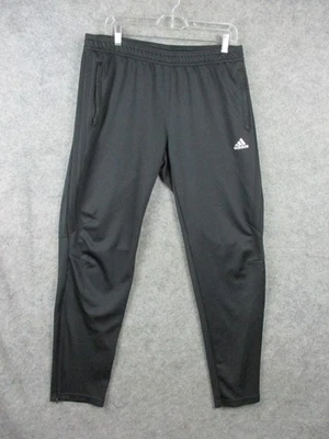 Adidas Joggers Pants Mens XL Black Climacool Taper Ankle zip Picket Track BK0350 - Image 1 of 4