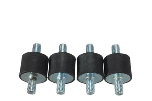 GUMMILAGER 20mm Durchmesser x 25mm lang M6 (6mm) Auto Kart Stecker Anti Vibration EINZELN - Bild 1 von 3
