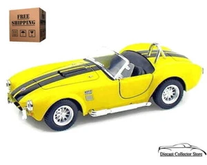 Shelby Cobra 427 SC KINSMART 1965 diecast escala 1:32 amarillo envío gratuito - Imagen 1 de 3