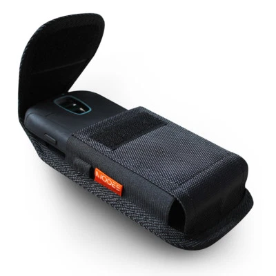 Vertical Rugged Nylon Holster Pouch Clip Metal Belt Fits with Otterbox CASE ON - Image 1 of 4