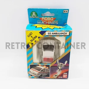 Vintage Robot Transformers ROBO MACHINE MR-15 Go-Bots Ambulance MISB ITA Bandai - Foto 1 di 1