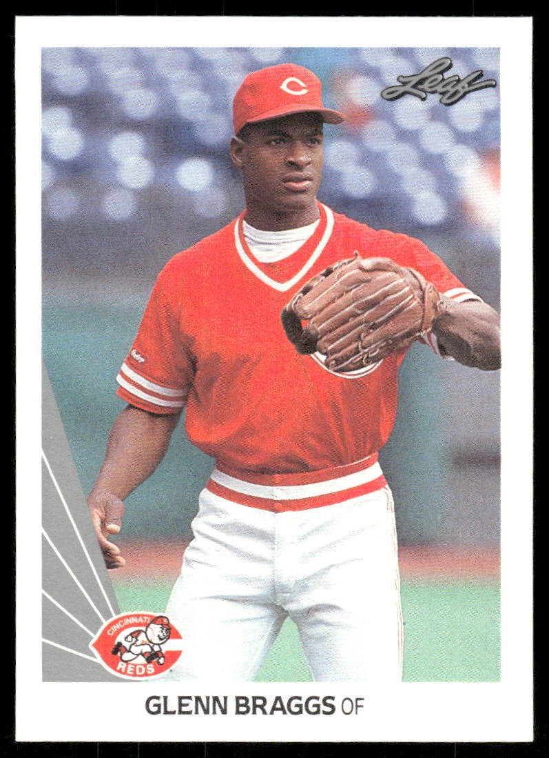 Glenn Braggs 1990 Leaf #466 Cincinnati Reds