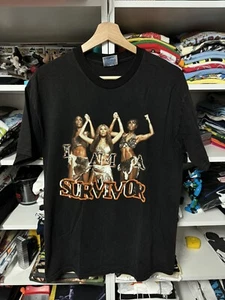 Camicia VINTAGE Destiny’s Child BEYONCE tour 2001 maglietta rara M - Foto 1 di 7