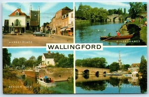 Postcard Wallingford Oxfordshire England posted 1982 - Picture 1 of 2