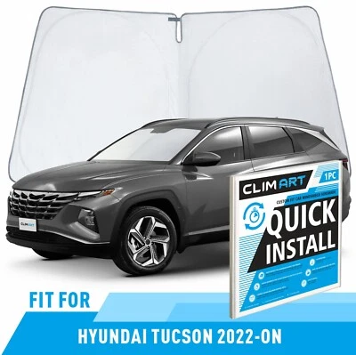 Front Auto Windshield Cover Car Windshield Sun Shade for 22-25 Hyundai Tucson - Image 1 of 4