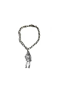 ppu05 Commercial Diver  Pewter on a Antique Bronze chain Anklet Bracelet - Picture 1 of 1