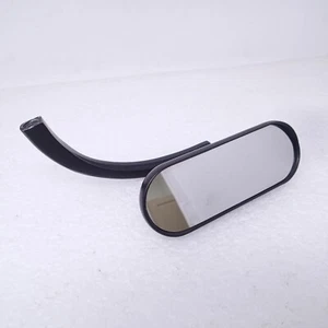 ARLEN NESS BLACK MICRO OVAL MIRRORS HARLEY DYNA FXD SUPER GLIDE 0640-0499 USED - Picture 1 of 8