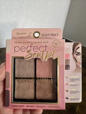 ELLEN TRACY Flawless Blend Perfect Sculpt Face Contour Kit Palette New Sealed - Image 1 of 4