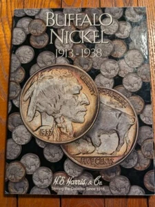 1913-1937 US Buffalo Indian Nickel Coin Album w/ 21 Coins - Picture 1 of 6