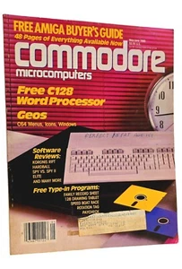 1986 Commodore Microcomputers Buyers Guide Magazine - Picture 1 of 3