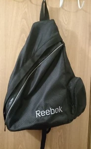 Back to School Reebok Black Trainer Backpack Bookbag Sports College - Picture 1 of 5
