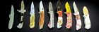 Lot 12 Switch Knives Vareity Brands and Blades