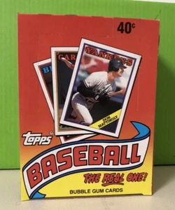 1988 Topps Baseball Card Wax Box 36 Unopened Packs 15 cards per Glavine RC - Picture 1 of 7