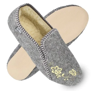 Hausschuhe Damen Easy-Filz mit Schafwolle Gummisohle Gr. 36-42 filsko Rosendaal - Bild 1 von 10