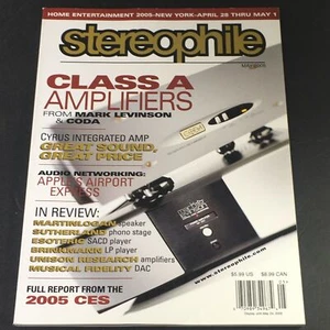 Stereophile Magazine May 2005 - Mark Levinson & Coda Class A AMPS / Newsstand - Picture 1 of 1