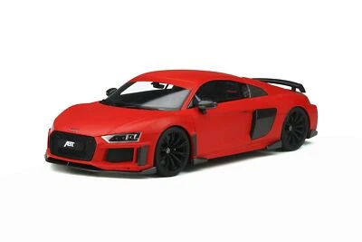 2017 Audi ABT R8 Hardtop, Red - GT Spirit GT282 - 1/18 scale Resin Model Toy Car - Image 1 of 4