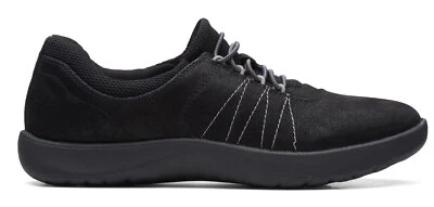 Clarks Women's Cloudstepper Adella Stroll Slip-On Black (Select Size/Width) - Image 1 of 4