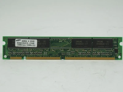 Samsung M366S1654CTS-C7AQ0 SDRam Memory Module 128MB 133MHz USED - Image 1 of 3