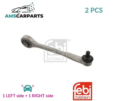 LH RH TRACK CONTROL ARM PAIR FRONT UPPER 36597 FEBI BILSTEIN 2PCS NEW - Image 1 of 4
