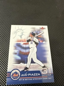 B51d #3 Mike Piazza New York Mets 2002 Fleer Project Liberty￼ Stronger Every - Picture 1 of 2