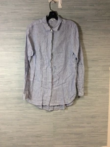 Pure Navy Mens Button Up Long Sleeve Dress Shirt Size Medium 0905154 - Picture 1 of 3