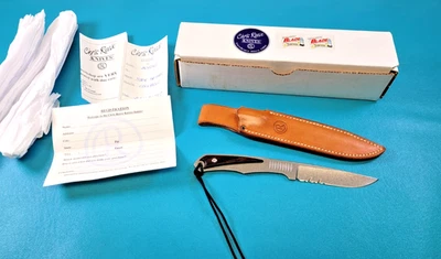 RARE! Chris Reeve Knives Inyoni, S30V, Cocobolo Grips + Sheath c. 2007    TR564 - Image 1 of 4