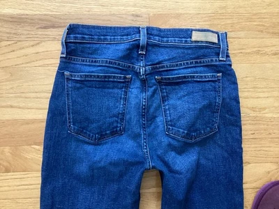 Vaqueros ajustados halógenos talla 28 excelente estado rayas pierna Foto 1 de 4