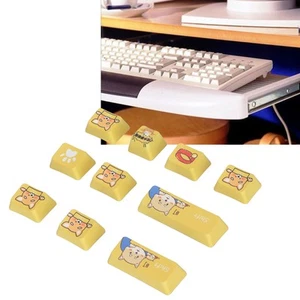 10x Custom Keycaps PBT Dye Sublimation Vibrant Color Puppy Style Wear Resista FY - Afbeelding 1 van 24