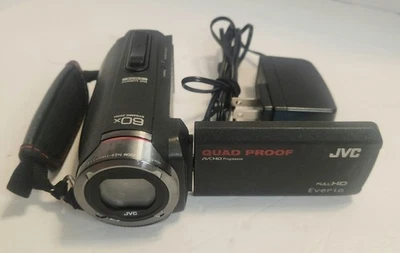 Videocámara JVC GZ-R450BU + Cargador ¡Probado y funcionando! Foto 1 de 4