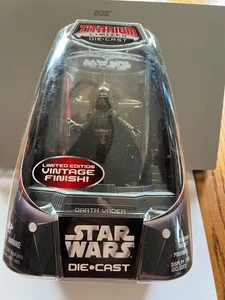 Hasbro 2005 Star Wars Titanium Series Darth Vader Limited Edition Vintage Finish - Picture 1 of 8
