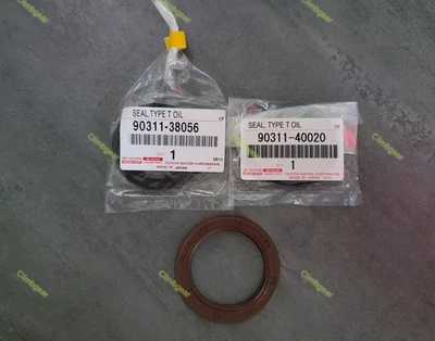 Sello del árbol de levas OEM Toyota VVTI 1JZ 1JZGTE + juego inferior 90311-38056 y 90311-40020 Foto 1 de 4