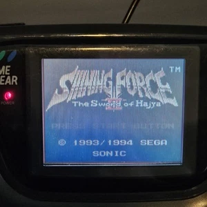 Cartucho Shining Force The Sword of Hajya Sega Game Gear juego solo funciona probado - Imagen 1 de 5