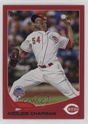 2013 Topps Update All-Star Target Red Aroldis Chapman #US286 - Image 1 of 2
