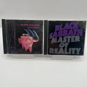Black Sabbath Master Of Reality + Paranoid CD Vintage Early Release Tested Works - Picture 1 of 13