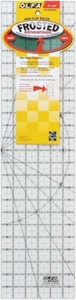 OLFA Non-Slip Frosted Acrylic Quilting Ruler Advantage - 6 x 24 inches - QR624 - Picture 1 of 4