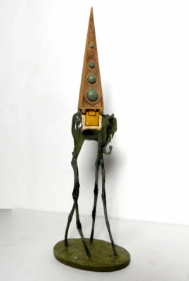 Salvador DALI Temptation of St Anthony Celestial Elephant Sculpture - Image 1 of 3