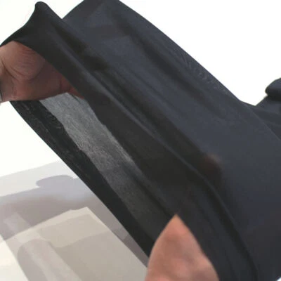 TOLKO STOFFE schwarzer Schlauch-Jersey elastischer Baumwollstoff für Shirt Kleid 30cm breit