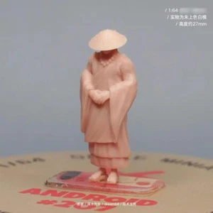 1/64 Japanese monk Scene Prop Minatures Figures Doll For Cars Vehicles Model Toy - Picture 1 of 3
