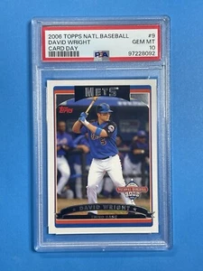 2006 National Baseball Card Day Upper Deck David Wright PSA 10 Mets - Picture 1 of 2