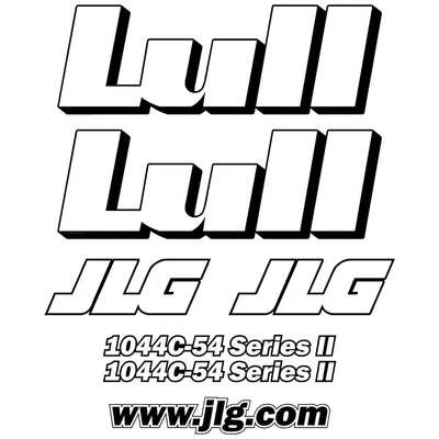 Lull JLG 1044C-54 Decals Stickers kit - new or old model